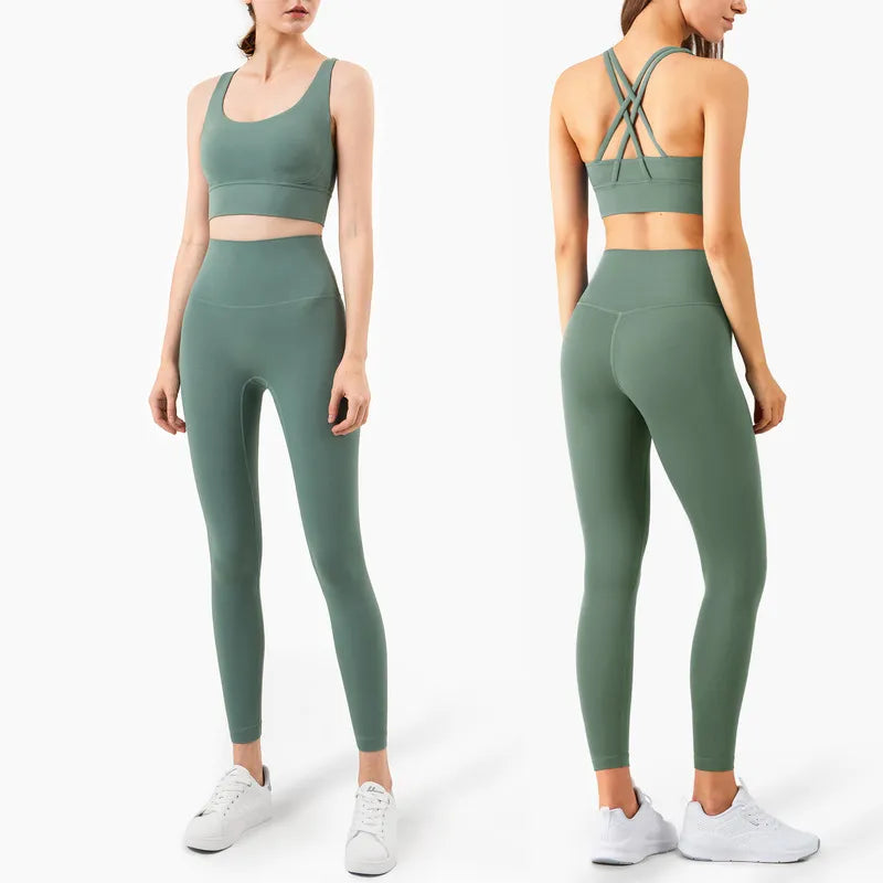 Conjunto Legging Feminino para Academia Fitness RDI Sports® Verde