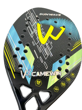 Raquete de Beach Tennis 3k Camewin Carbon Sunwave