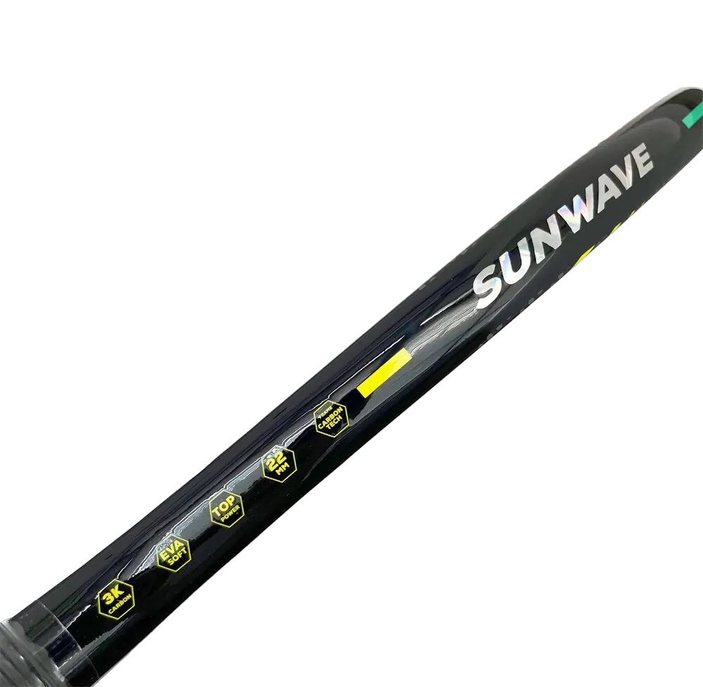 Raquete de Beach Tennis 3k Camewin Carbon Sunwave