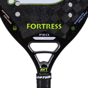 Raquete de Beach Tennis 18k Optum Carbon Fortress Pro